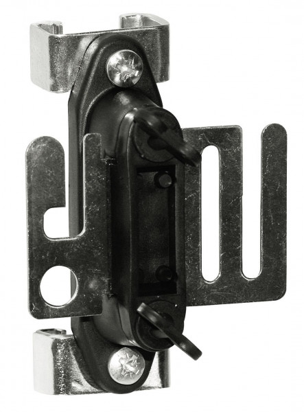 Bandtorisolator-Set T-Post Premium mit Niroplatte und Metall-Universalklammern