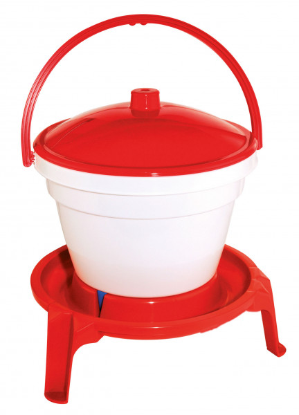 Geflügel-Tränkeeimer mit Standfüßen, 12 Liter