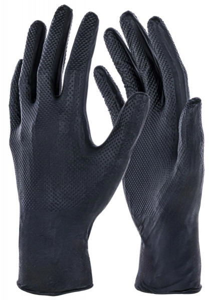 Einmalhandschuh X-Grip Black in 5 Größen