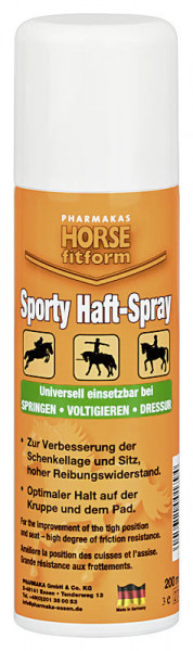 Sporty Haft-Spray, gibt sowohl dem Reitanfänger als auch dem Profi einen sicheren Halt, 200 ml