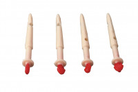 Zitzenkanüle aus Kunststoff halten den Strichkanal offen Zitzenkanüle aus Kunststoff halten den Strichkanal offen