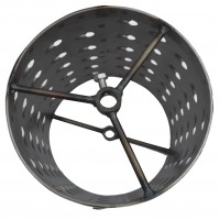 Ersatzwalze aus Edelstahl, rostfrei, passend für die Rübenmühle mit Fußgestell Ersatzwalze aus Edelstahl, rostfrei, passend für die Rübenmühle mit Fußgestell