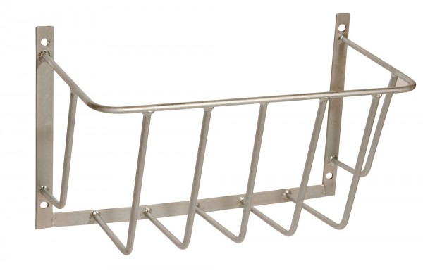 kleine verzinkte Heuraufe 80 cm lang, Stababstand 9,6 cm