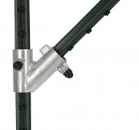 Zaunanfangs-Set für T-Post, Diagonalstrebe mit Befestigungsschraube Zaunanfangs-Set für T-Post, Diagonalstrebe mit Befestigungsschraube